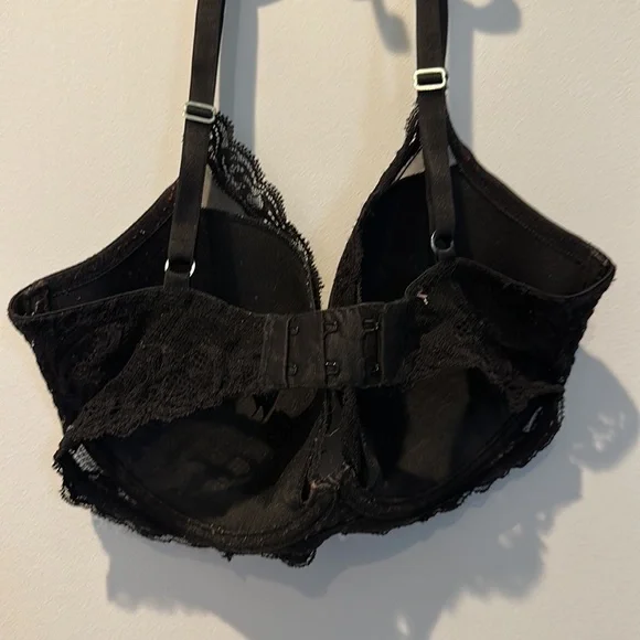 Natori black lace push-up bra - 32DDD/32F - Picture 3 of 5